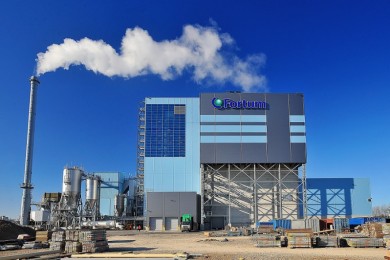 Waste treatment facilities, power plant Fortum, Klaipėda, Lithuania